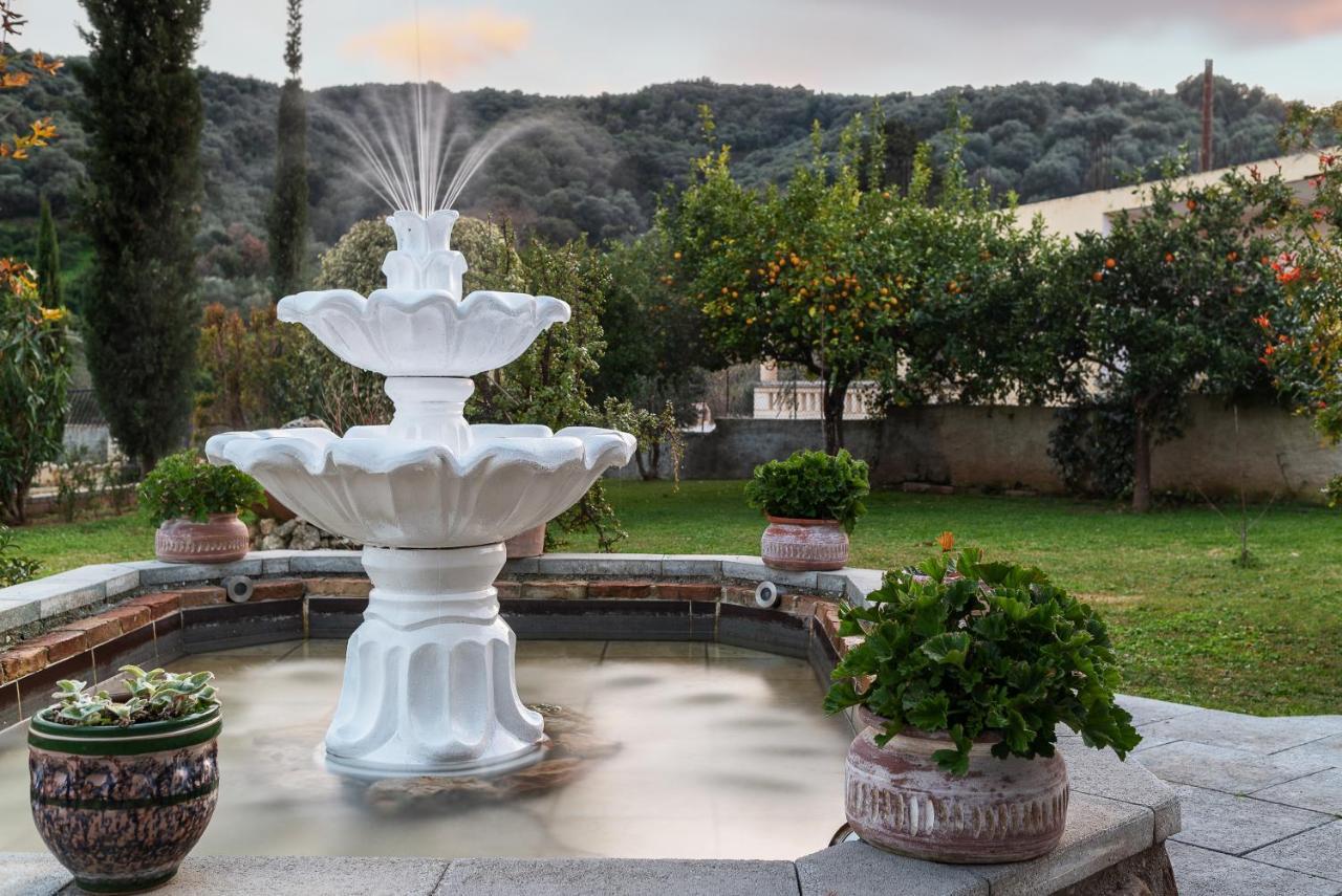 Villa Kalaitsidi - Plunge Pool, Gym And Unique Gardens Skinés Kültér fotó